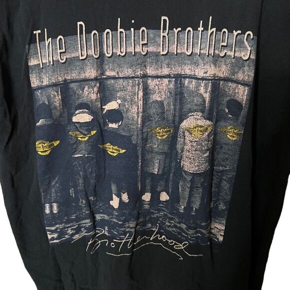 VTG 1991 The Doobie Brothers Brotherhood T Shirt Large - Picture 2 of 4